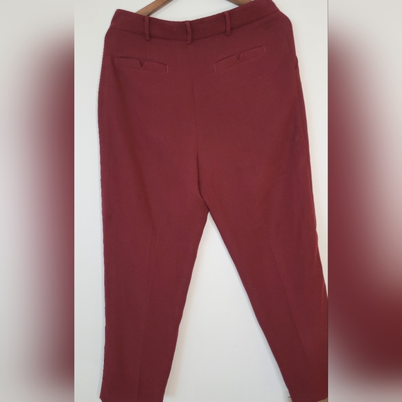 Anthropologie - Burgundy Pants - Size 12 - Picture 5 of 5
